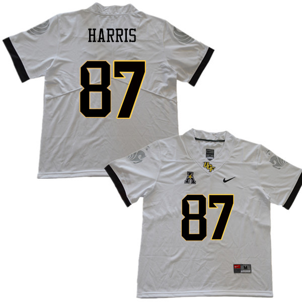 Men #87 Jacob Harris UCF Knights College Football Jerseys Sale-White